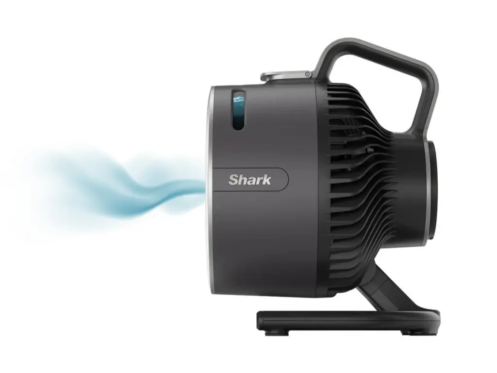 Ventilator portabil cu pulverizare Shark HydroGoFlexBreeze, gri antracit - imagine 9