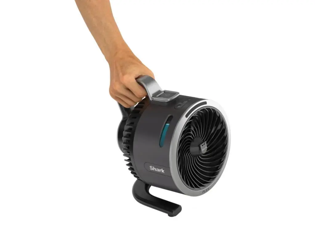 Ventilator portabil cu pulverizare Shark HydroGoFlexBreeze, gri antracit - imagine 10