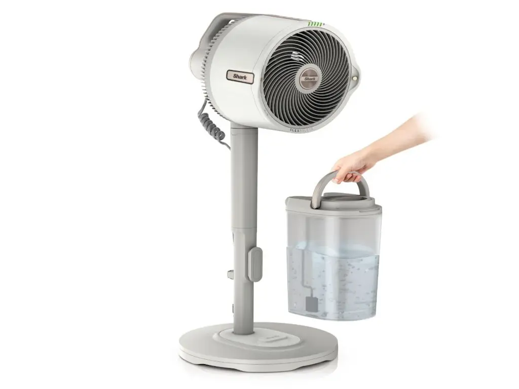 Ventilator portabil cu pulverizare Shark Pro MistFlexBreeze, gri antracit - imagine 4