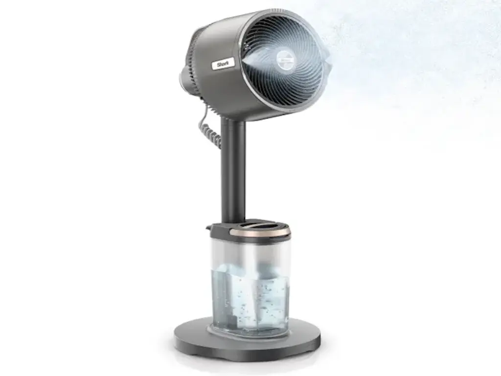 Ventilator portabil cu pulverizare Shark Pro MistFlexBreeze, gri antracit - imagine 3