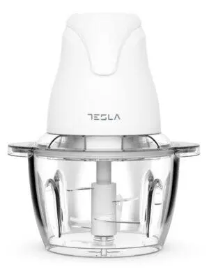 Tocator Tesla FC302W, 400W, 1L, Albbol sticla, 4 lame inox