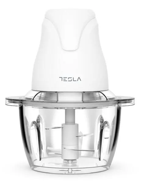 Tocator Tesla FC302W, 400W, 1L, Albbol sticla, 4 lame inox