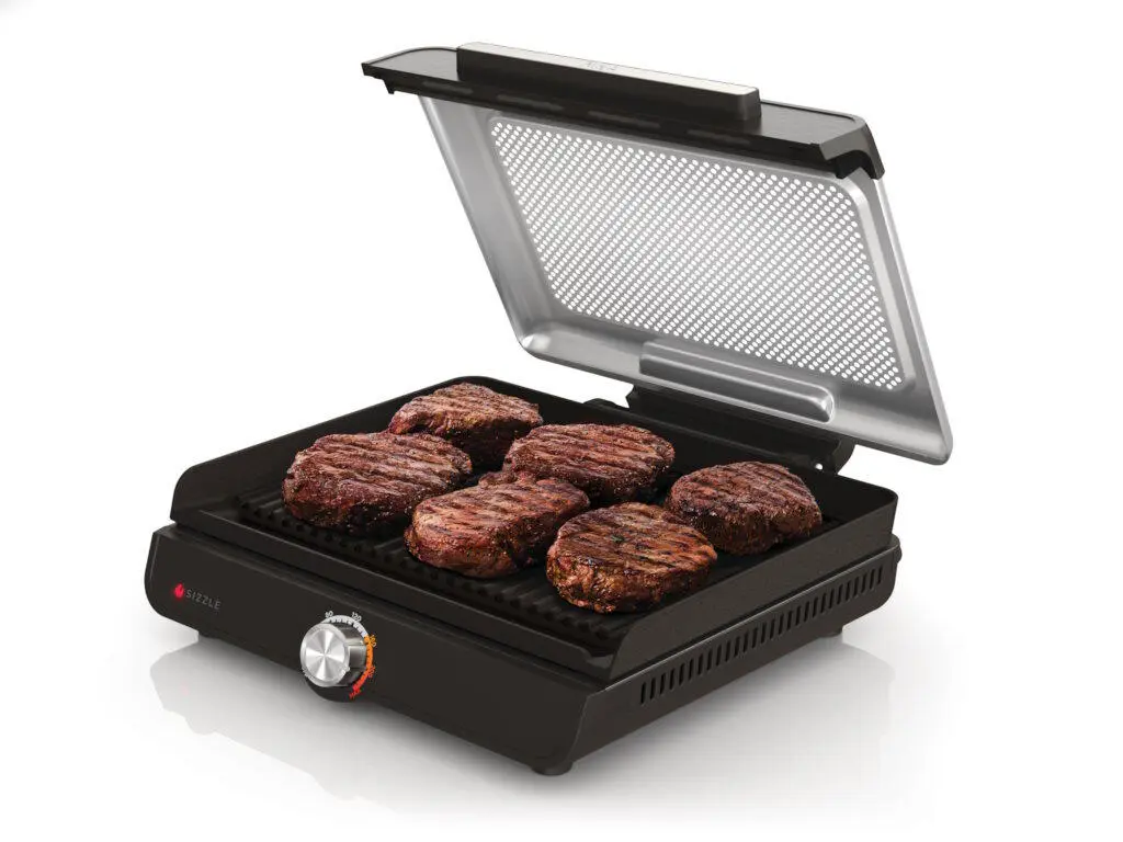 Gratar cu platou plat de interior Ninja SizzleTemp max 260C, negru - imagine 3