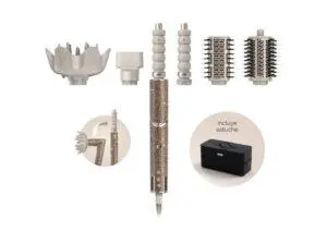 Uscator de par si aparat de coafat Shark SparkleEditie limitata cu 20k cristale, 5 x acc, maro