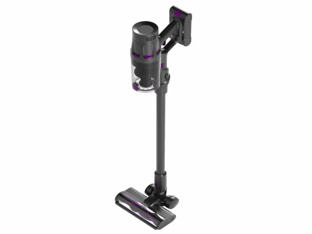 Aspirator vertical Tesla HS302BR, 250W, 22.2V2 viteze, capacitate 450ml, HEPA, negru-rosu - imagine 5