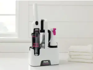 Aspirator pentru curatare pete Shark StainForcePete si tapiterii, autonomie 15 min, 100W, alb