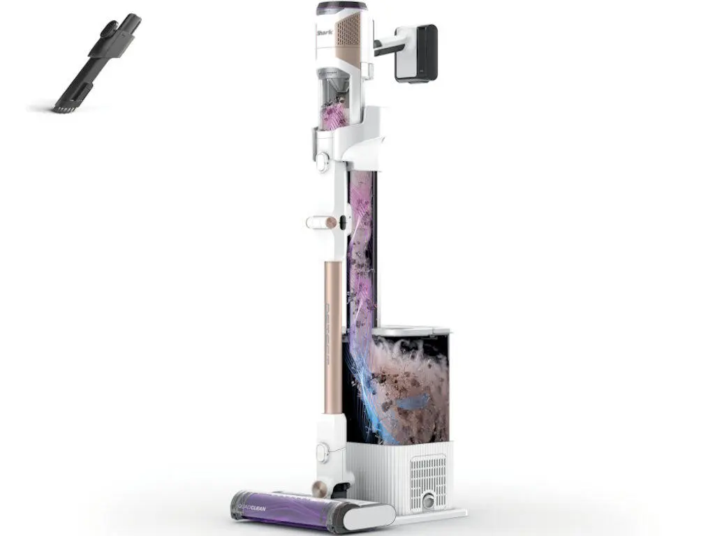 Aspirator vertical Shark 240W, albSistem golire automata, afisaj LED