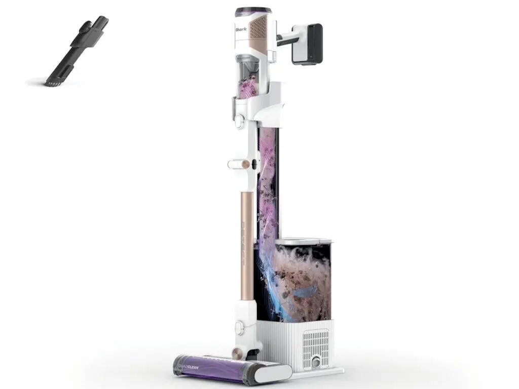 Aspirator vertical Shark 240W, albSistem golire automata, afisaj LED - imagine 3