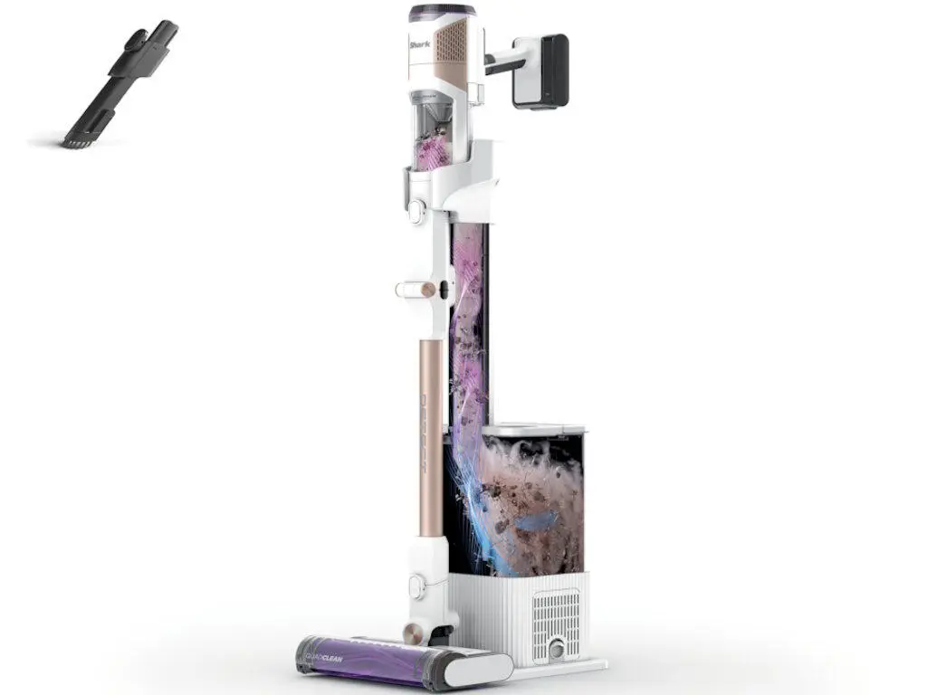 Aspirator vertical Shark 240W, albSistem golire automata, afisaj LED - imagine 4