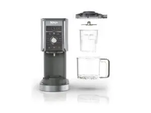 Aparat de inghetata Ninja CREAMi Deluxe10 programe, negru/ argintiu