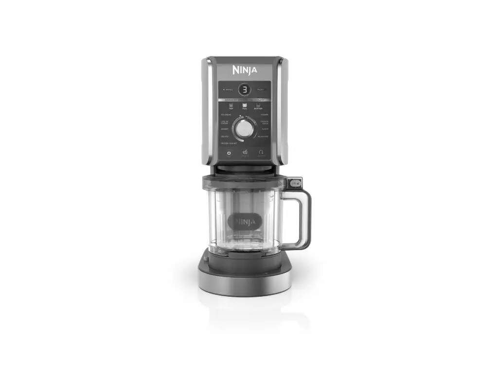 Aparat de inghetata Ninja CREAMi Deluxe10 programe, negru/ argintiu - imagine 3