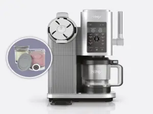 Aparat inghetata la cornet Ninja CREAMi Swirl13-in-1, 2 x recipiente 480ml, gri