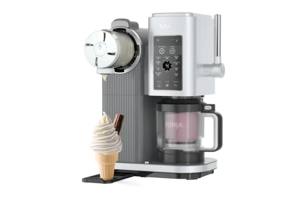 Aparat inghetata la cornet Ninja CREAMi Swirl13-in-1, 2 x recipiente 480ml, gri - imagine 9