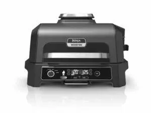 Gratar si afumator electric de exterior Ninja XLSistem Smart Cook, 7 functii, 1700W, 4-in-1 gri