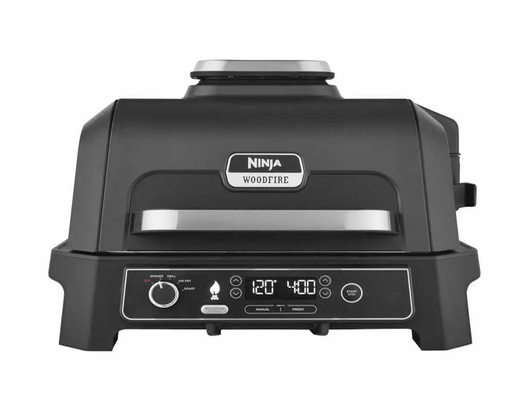 Gratar si afumator electric de exterior Ninja XLSistem Smart Cook, 7 functii, 1700W, 4-in-1 gri - imagine 4