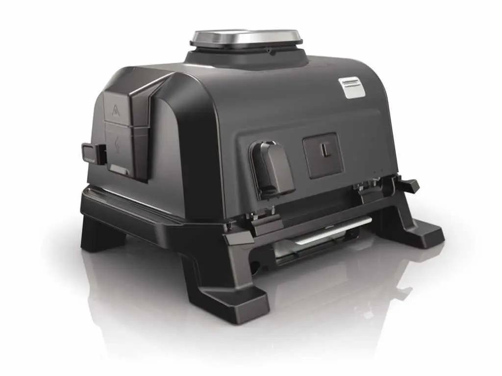 Gratar si afumator electric de exterior Ninja XLSistem Smart Cook, 7 functii, 1700W, 4-in-1 gri - imagine 9