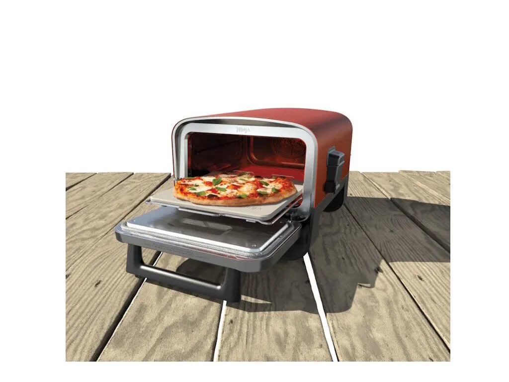 Cuptor electric exterior Ninja Woodfire 8-in-1Temp 40-370C, teracota