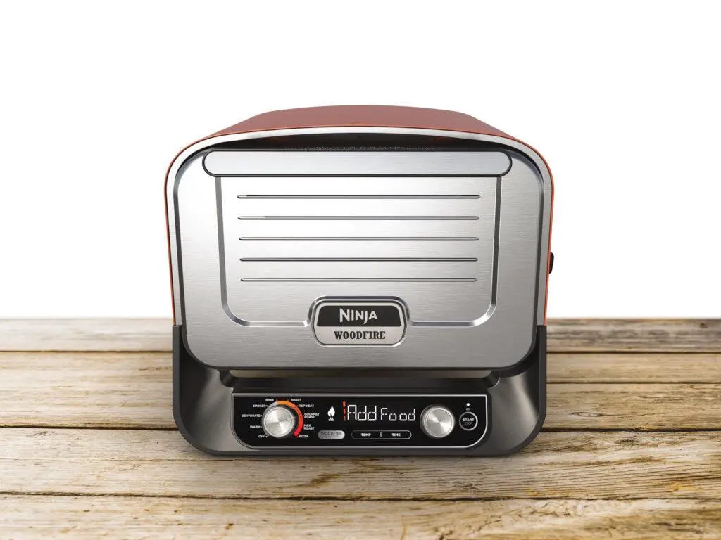 Cuptor electric exterior Ninja Woodfire 8-in-1Temp 40-370C, teracota - imagine 2