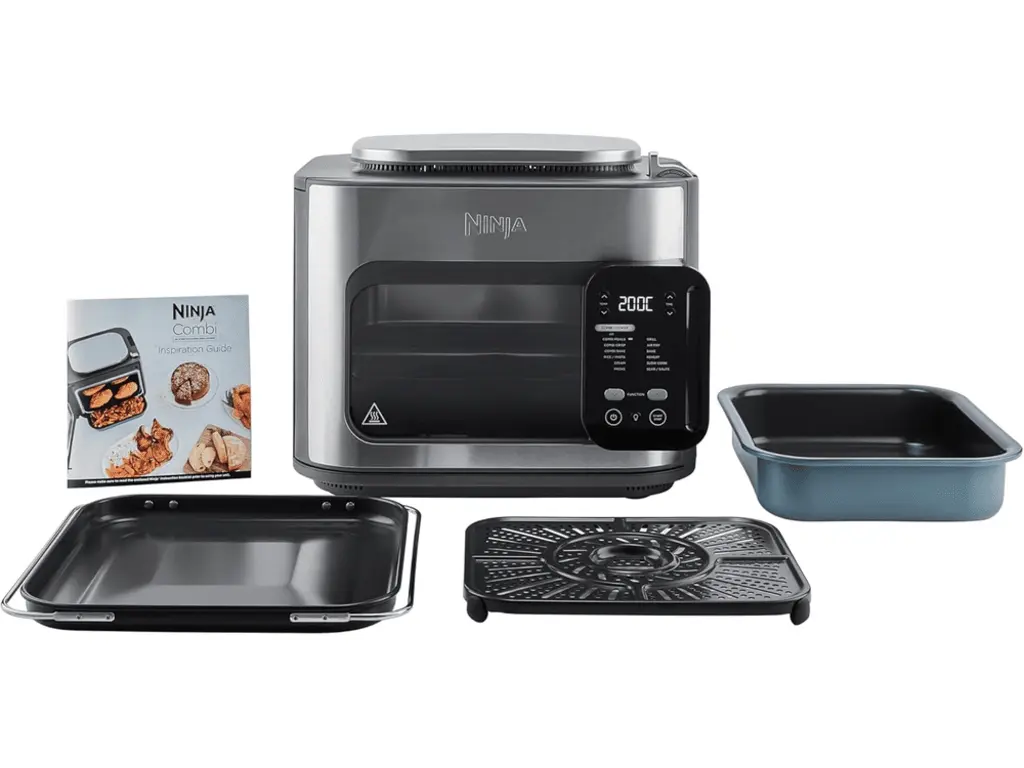 Multicooker Ninja Combi 10-in-1, 12.5L1760W, aragaz + cuptor + friteuza, argintiu - imagine 4