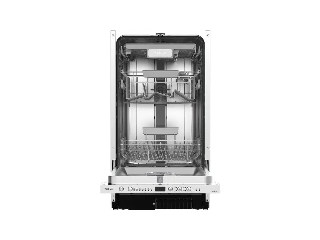 Masina de spalat vase incorporabila TESLA WDI491M, E,10 seturi, 7 progr, 45 cm, inox